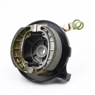 电动车卡槽后轮毂鼓刹车制动盘盖闸皮磨擦片总成