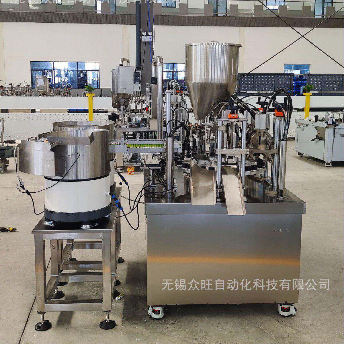 全自动速水彩丙烯颜料双管灌装封尾机不锈钢适用多种小容量软管