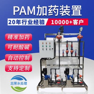 pam全自动加药装置Ph调节空调循环水喷淋塔投加阻垢剂pac加药系统