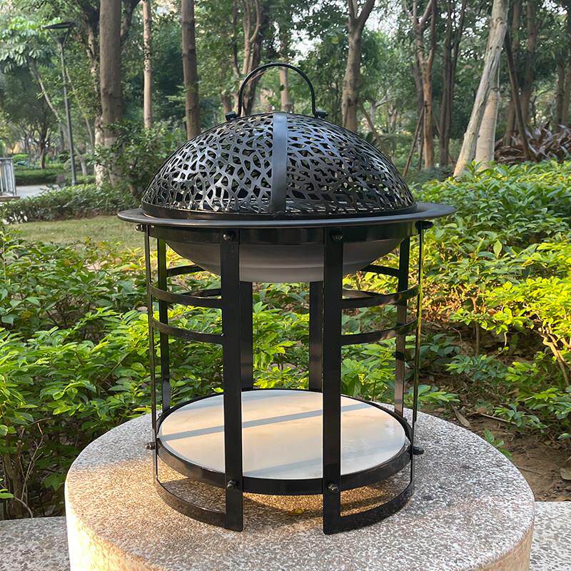 室内炭火炉室内取暖炉烤火盆碳庭院烧烤炉家用围炉煮茶木炭烤火炉