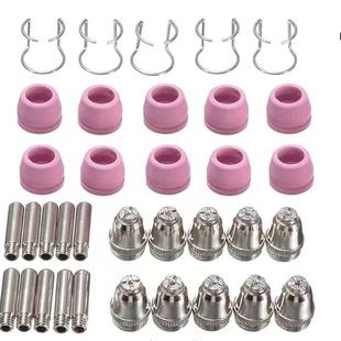 套装 SG55等离子切割机配件CUT60电极割咀瓷咀35件套 AG60