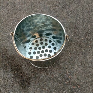 浮沉桶0.5毫米不锈钢漏网提手捞浮沉洗煤厂内灰实验甩干桶200*210