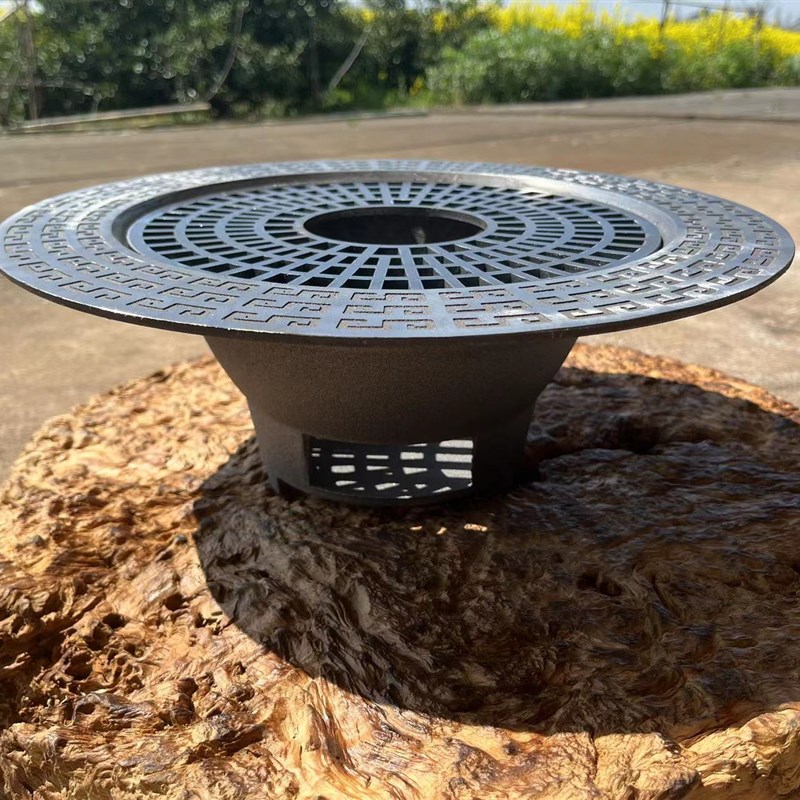 炭炉桌面围炉木墩火炉煮茶炉烧烤炉围炉煮茶一整套炉具配件烧烤炉