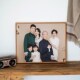全家福照片打印加相框挂墙定制高级感洗相片实木空框来图装 裱画框