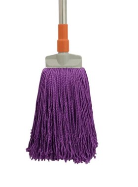 卡诺美新款无水痕超细纤维线绳拖把吸水家用传统老式加宽棉线拖布