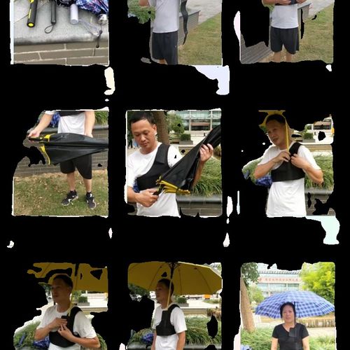 不用手打伞神器户外旅游遮阳防晒懒人免手持拿撑伞架子背伞固定器