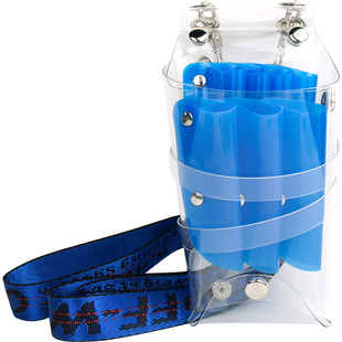 发廊透明剪刀包斜挎网红发型师腰包个性创意潮剪发美发工具包