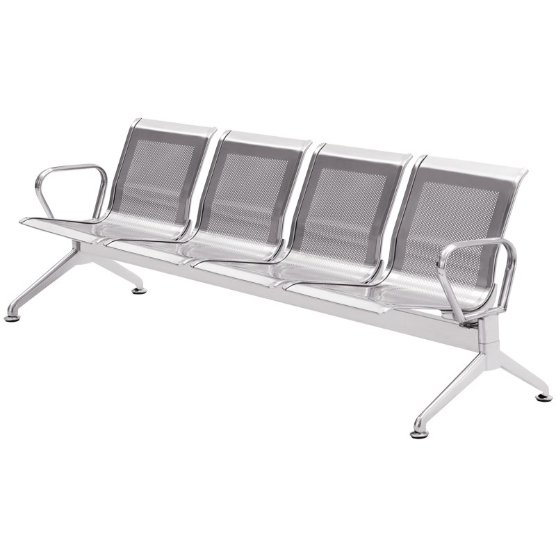 三人位排椅机场全不锈钢椅子医院等候诊椅公共联排休息座椅输液椅