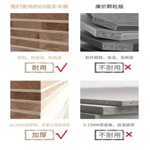 实木生态板衣柜推拉门家用卧室衣柜轻奢简易组装衣橱储物柜收纳柜