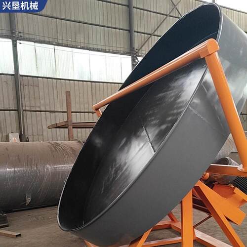 有机圆盘式造粒机盘径1.2m1.5m复混腐植酸成球造粒机