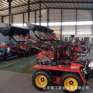 四驱果园管理机大棚微耕机乘坐拖拉机开沟施肥锄草四轮厂家