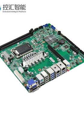 控汇EMMB-1508工控主板1200针M-ATX支持10代多USB内置TPM