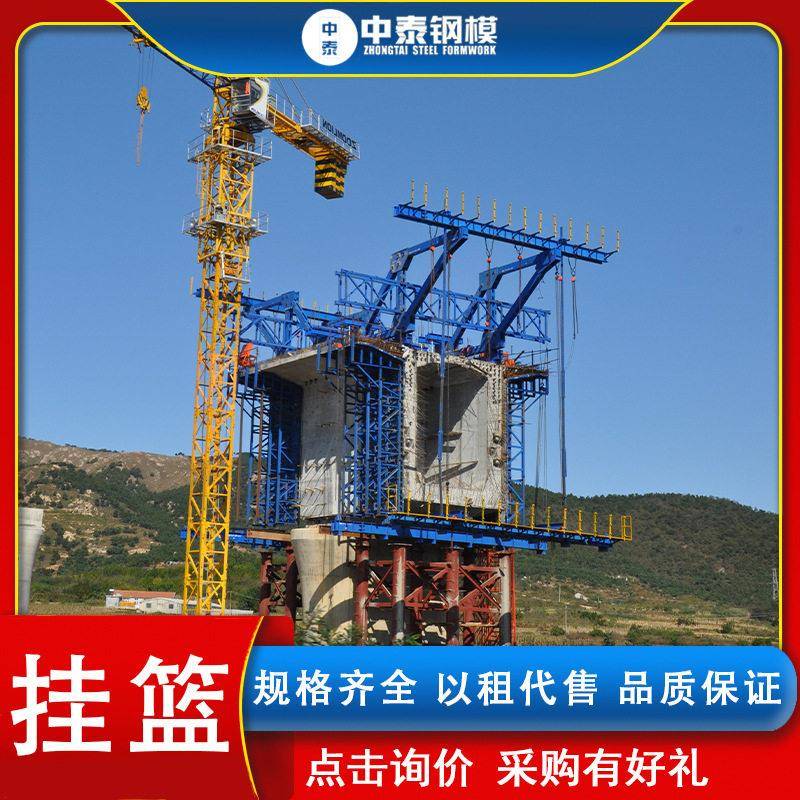 32-40杆桥梁挂篮悬浇施工中泰菱形挂篮杆件生产速铁钢模板厂