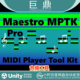 音频播放 Player Maestro Unity Pro Midi Kit 包更 Tool 2.16.2