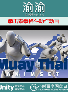 Unity MuayThai AnimSet  1.01 拳击泰拳格斗动作动画