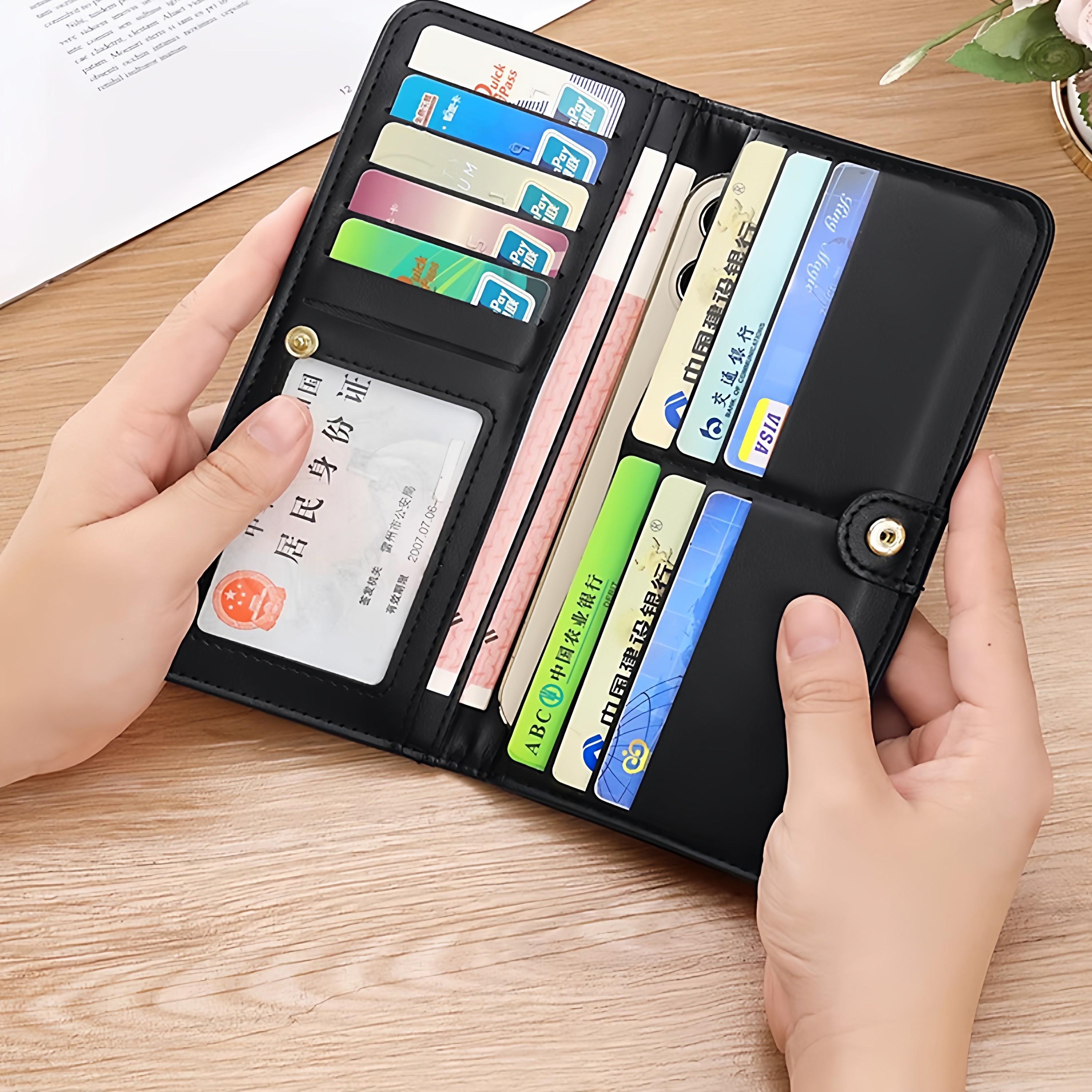 2025新款钱包男女长款大容量多卡位卡包简约时尚卡夹长款钱包卡包,箱包皮具/热销女包/男包,钱包,淘宝优惠券,粉丝福利购,淘宝优惠卷