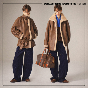 环保皮毛一体中古低腰线多穿外套25冬新品 ALMA DAILY DID