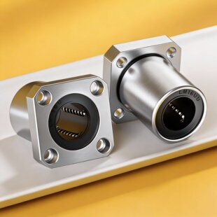 方法兰直线轴承滑动滚珠LMK6 8 10 12 13 16 20 25 30 35 40 50UU