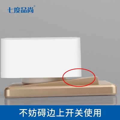 家用10A转16A转换头空调16安转换器三孔转二一转一带开关插头插座