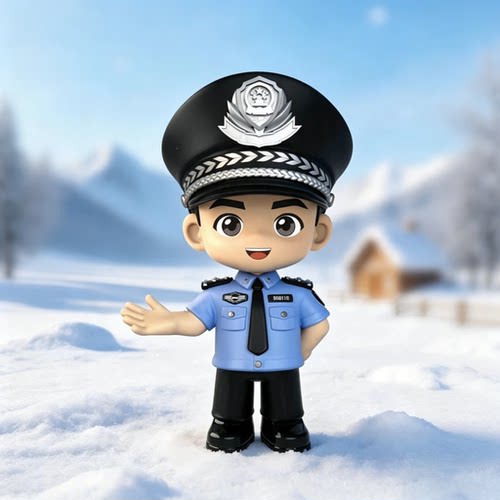 警网优选JWCP警官手办桌面摆件