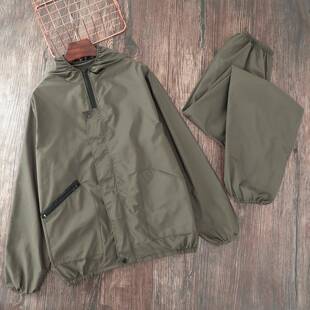 防护服分体防尘服男女无尘工作服户外喷漆防污防粉尘宽松耐磨水洗