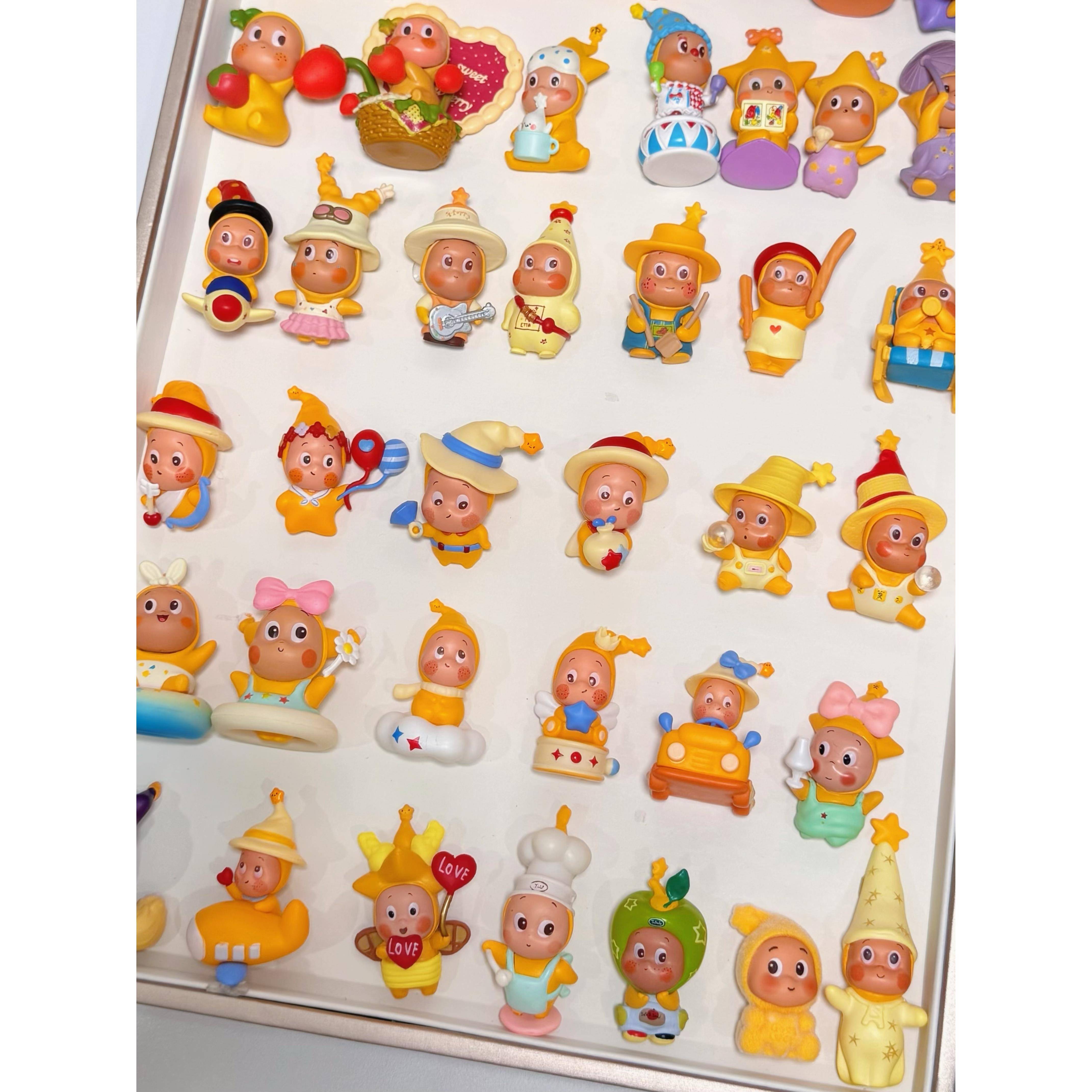 现货新款星星全系列萌粒公仔改娃diy配件手办摆件车载装饰