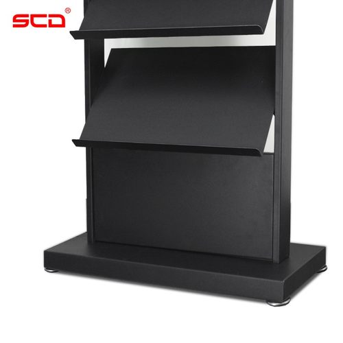 重型资料架售楼部杂志架银行报刊架商场宣传展示架落地书报架