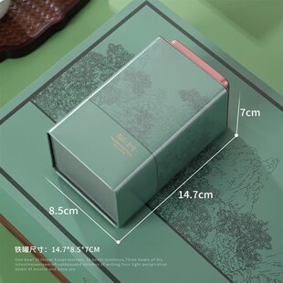明前龙井茶叶礼盒装空盒一斤装茶叶罐西湖狮峰茶叶包装盒定制