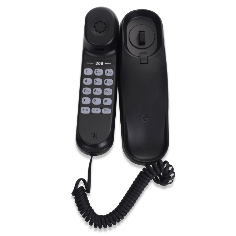 美思奇305小电话机无显示壁挂家用酒店浴窒单机分机简易房间电梯