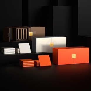 通宇福鼎白茶包装盒泡饼干茶礼盒普洱茶小方片铁盒礼品盒