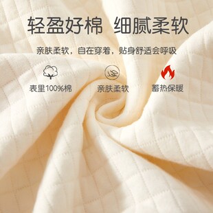 新生儿婴儿衣服秋冬新款夹棉连体衣冬季初生宝宝红色冬装纯棉a类3