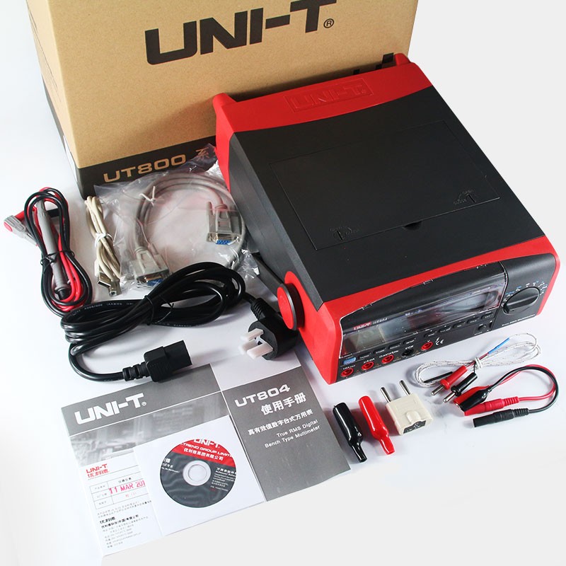优利德台式数字万用表UT801高精度自动量程电流电容温度万用表