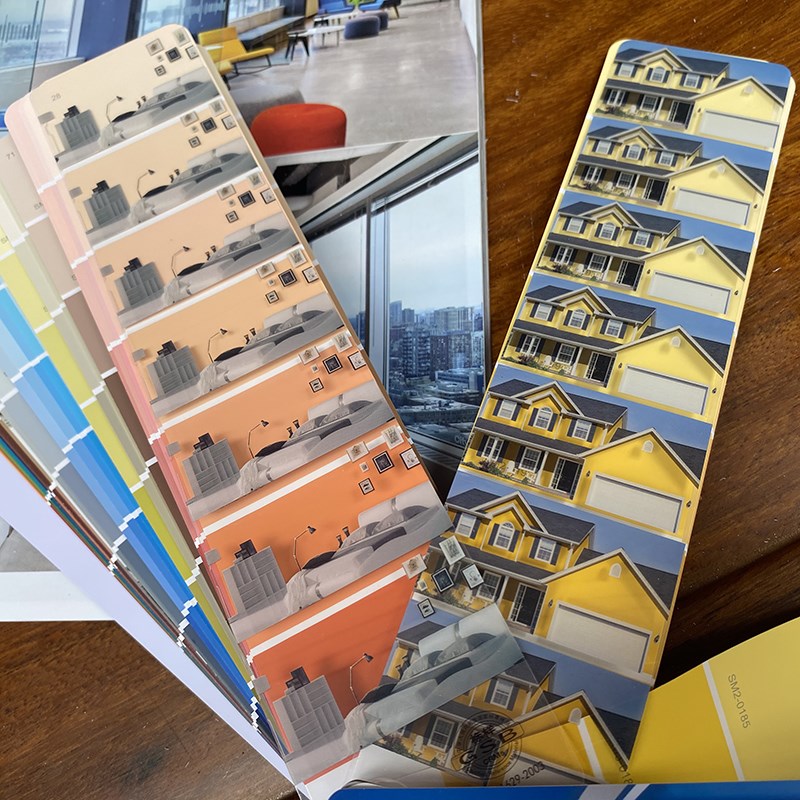 GSB色卡中国建筑色卡通用1162色世名涂料油漆色卡装修色国家标准