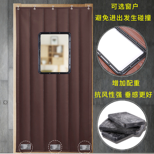 棉门帘家用加厚防风挡风隔音保温保暖防寒冷气隔断挂帘冬天 秋冬季