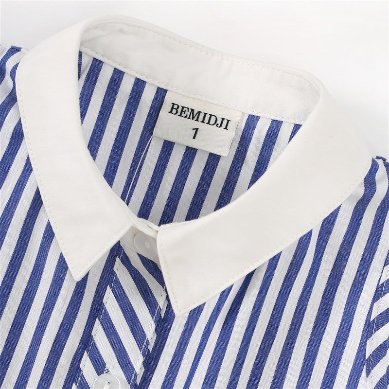 夏季女童无袖条纹连衣裙学院风儿童装翻领洋气时尚宝宝a字背心裙,童装/婴儿装/亲子装,连衣裙,淘宝优惠券,粉丝福利购,淘宝优惠卷