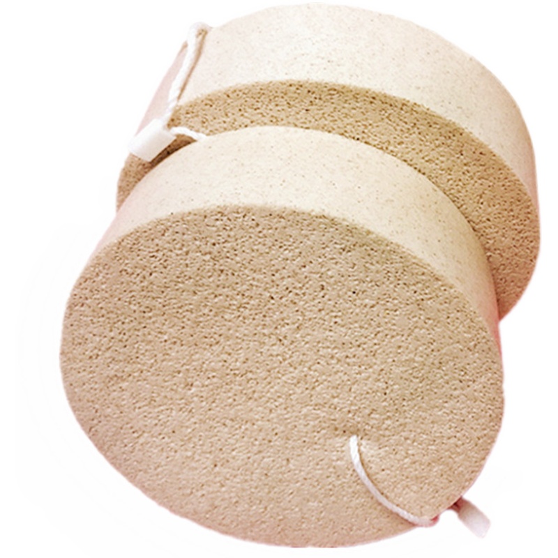 两个装加厚加大海藻植物颗粒海绵扑去角质洗脸扑洁面扑清洁非盒装