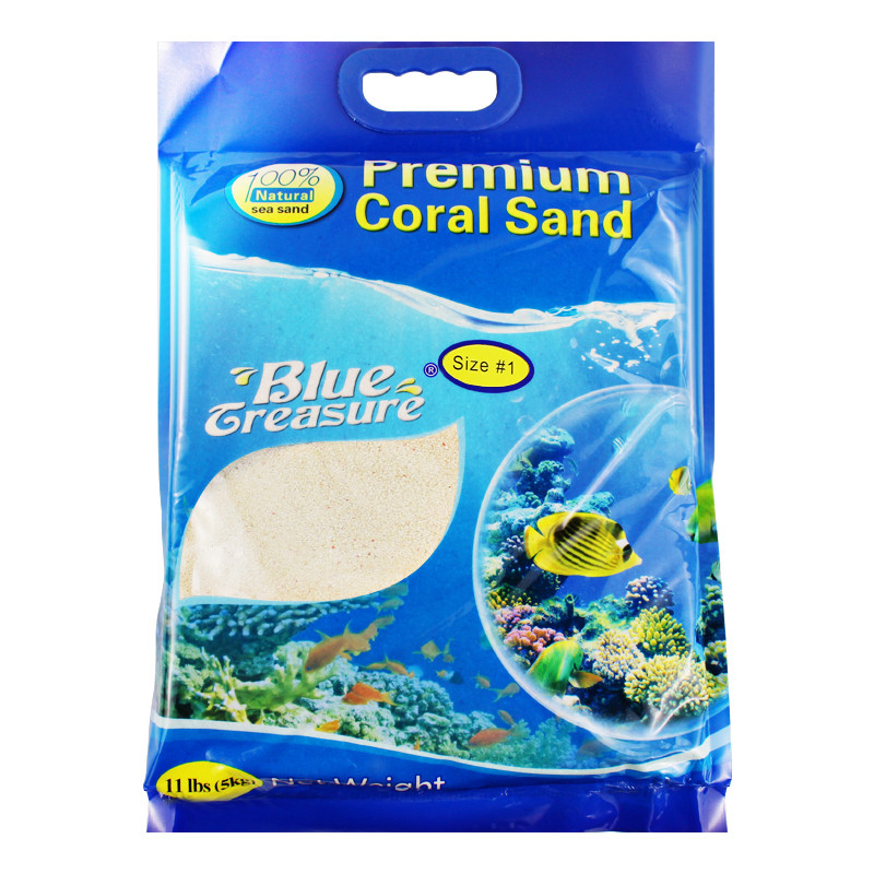 蓝色珍品粗细珊瑚沙海沙菲律宾沙子天然珊瑚砂海砂海水缸造景装饰