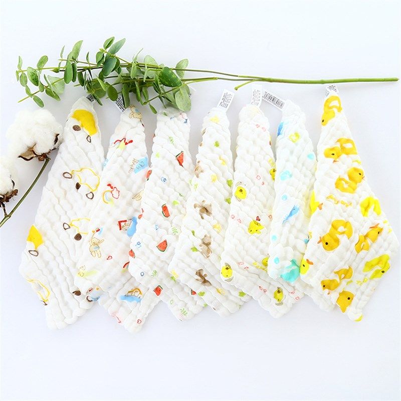 10条装纱布毛巾婴儿毛巾新生儿洗脸纯棉超柔宝宝口水巾儿童小方巾,婴童用品,口水巾,淘宝优惠券,粉丝福利购,淘宝优惠卷