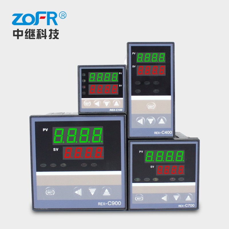 Pid温控仪数显智能温控器rex-c100 400电子温度控制全自动探头700