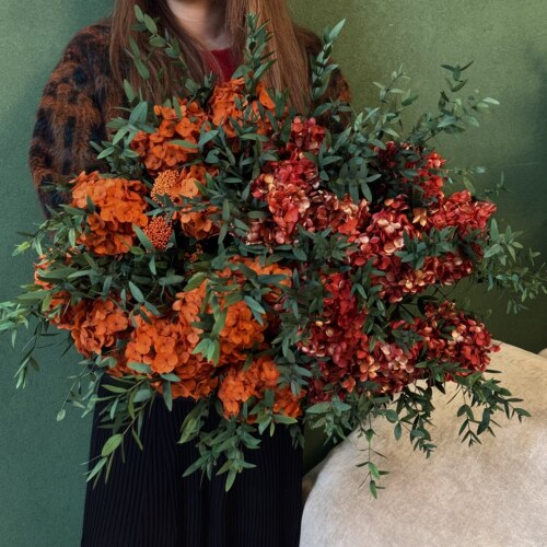 【八方来财锦鲤红色】真花干花永生花客厅桌面餐桌百搭高级