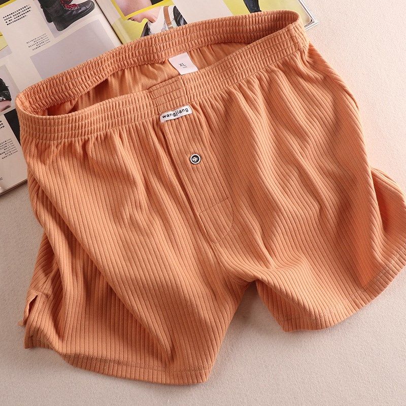 宽松舒适罗纹棉男士阿罗裤男生纯棉灯芯绒家居裤内裤平角短裤睡裤,女士内衣/男士内衣/家居服,男阿罗裤,淘宝优惠券,粉丝福利购,淘宝优惠卷