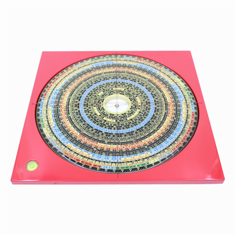 易仙三元三合综合罗盘激光高精度强磁针罗庚盘尺寸杨公盘中式摆件