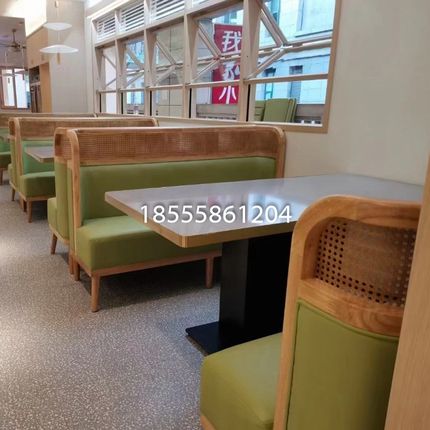 岩板大理石火锅桌电磁炉烤涮一体商用烤肉桌椅卡座沙发餐厅实木