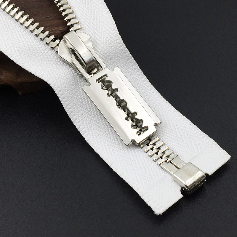 8#金属拉链欧款玉米牙男夹克羽绒服铜齿拉锁单开外套棉服配套拉索