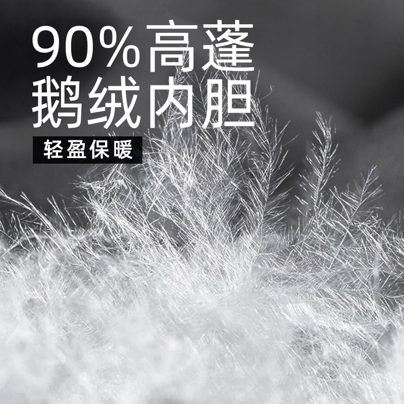 【鹅绒】诺诗兰冲锋衣男女三合一防风防泼水外套羽绒内胆登山服