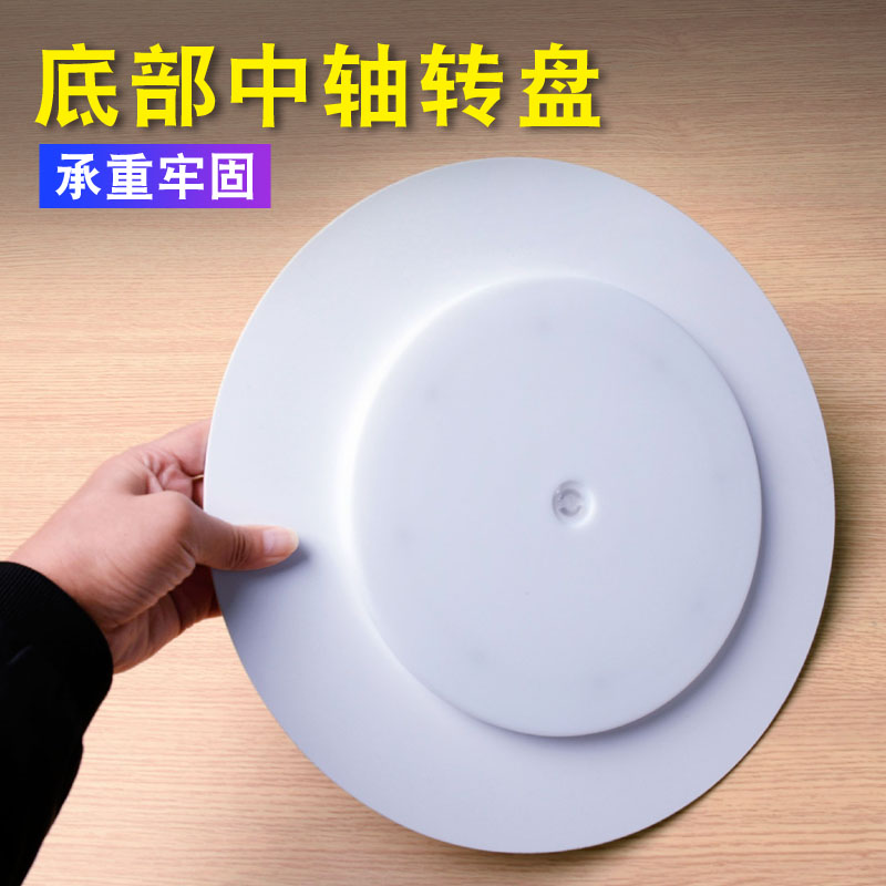 手动转盘旋转展示台摄影直播产品拍摄架模型小饰品展台拍照台底座