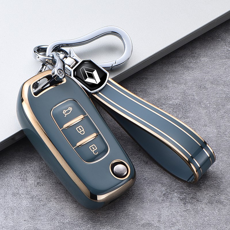 雷诺科雷嘉钥匙科雷傲科雷缤雷诺 e诺专用汽车用品改装包扣壳女