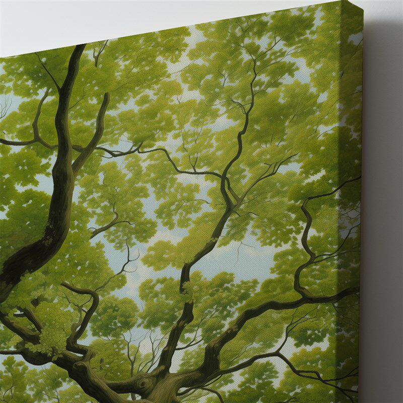 布纸有爱 树的回响 小新客厅风景装饰画风治愈系卧室联画