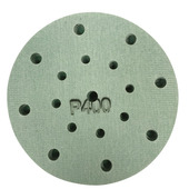 干寸孔圆形植绒砂碟无尘汽车腻子打磨圆盘砂