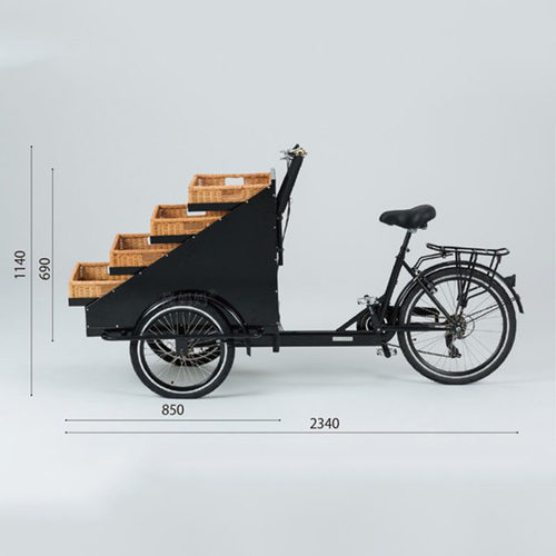 美食车艺街景多功能流动摊位售货车风景区铁艺箱架水果车